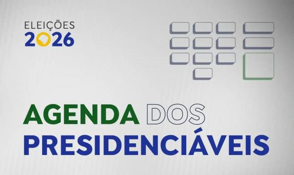 Arte Agenda dos Presidenciáveis.(Imagem:Arte EBC)