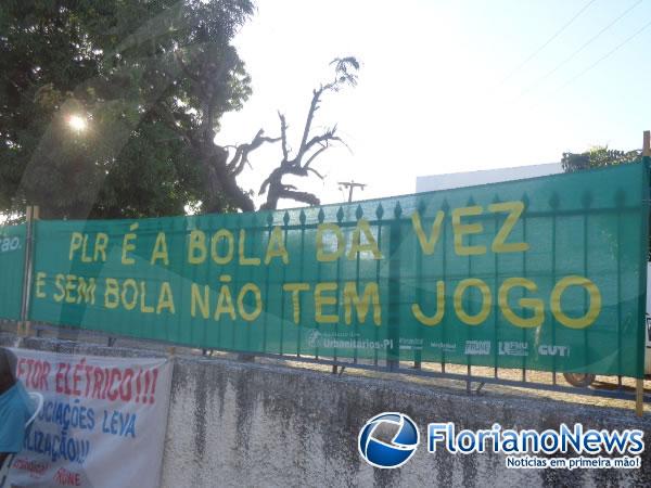 Funcionários da Eletrobrás realizam paralisação em Floriano.(Imagem:FlorianoNews)