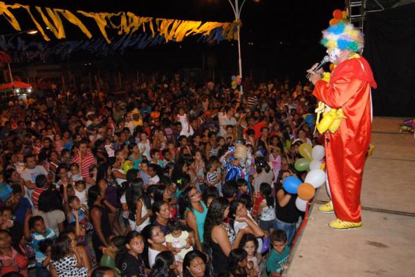 Prefeitura realizou festa em homenagem ao Dia das Crianças em Barão de Grajaú.(Imagem:Reprodução/Facebook)