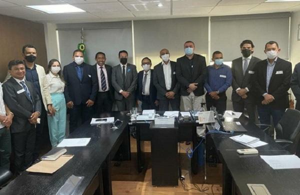 Prefeito de Floriano participa de reuni&otilde;es em Bras&iacute;lia com o FNDE e com o ministro Ciro Nogueira(Imagem:Secom)