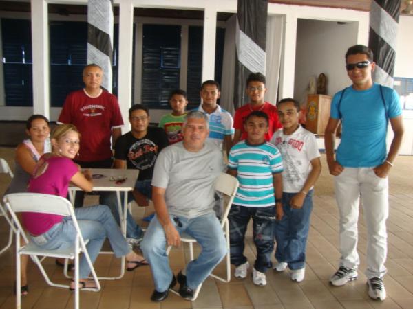 Equipe organizando o evento da Ordem dos M&uacute;sicos em Floriano(Imagem:Amarelinho)