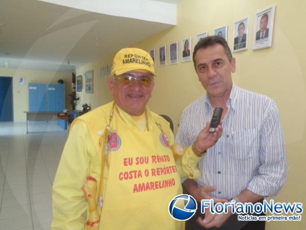 Prefeito Gilberto J&uacute;nior(Imagem:FlorianoNews)