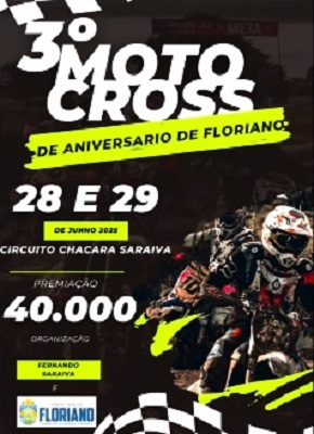 Floriano se prepara para o maior evento de motocross do ano nos dias 28 e 29 de junho