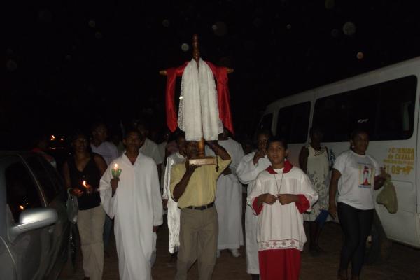 Prociss&atilde;o de encerramento do Festejo de Nossa Sr&ordf; da Guia. (Imagem:FlorianoNews)