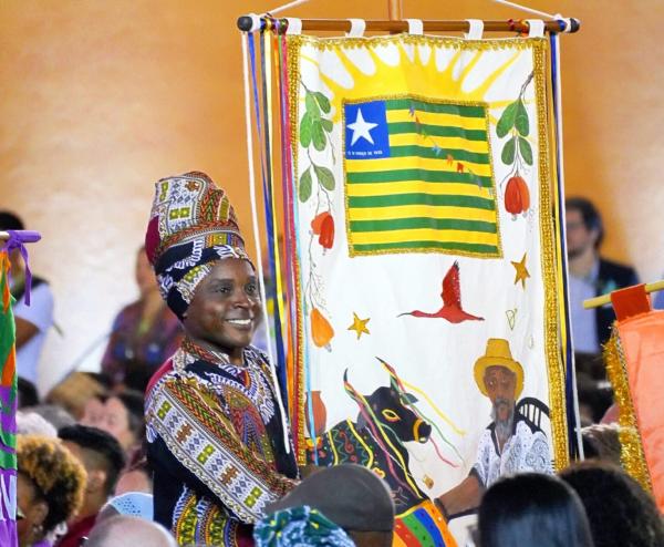 Além das apresentações culturais, o estado também teve participação na construção de propostas e na representação em fóruns nacionais da cultura.(Imagem:Anna Melo)