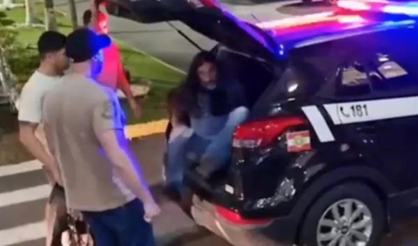  Pol&iacute;cia Civil do Piau&iacute; divulgou v&iacute;deo da pris&atilde;o do franc&ecirc;s em SC.(Imagem:Divulga&ccedil;&atilde;o/PC-PI )