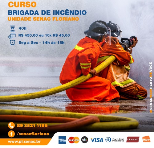 Senac promove o curso "Brigada de Incêndio" em Floriano