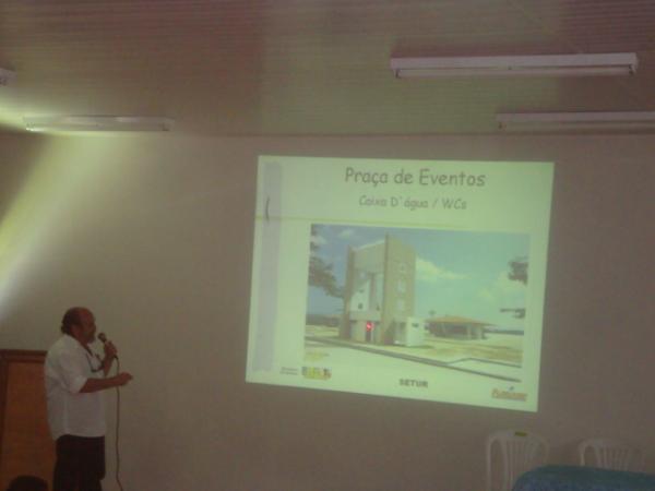 projeto pra&ccedil;a de eventos - apres. arquiteto Nilson Coelho(Imagem:reda&ccedil;&atilde;o)