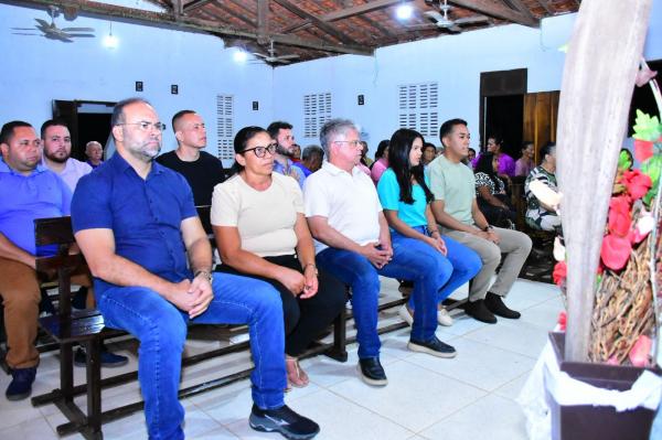 Felipe Vieira participa dos Festejos de S&atilde;o Francisco no Distrito Amolar(Imagem:Ascom)