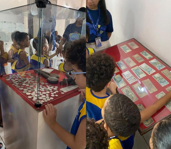 Alunos do Sesc Centro Educacional Prof.ª Rubenita Ferreira de Souza visitam o Espaço Cultural Maria Bonita, em Floriano.(Imagem:Divulgação)