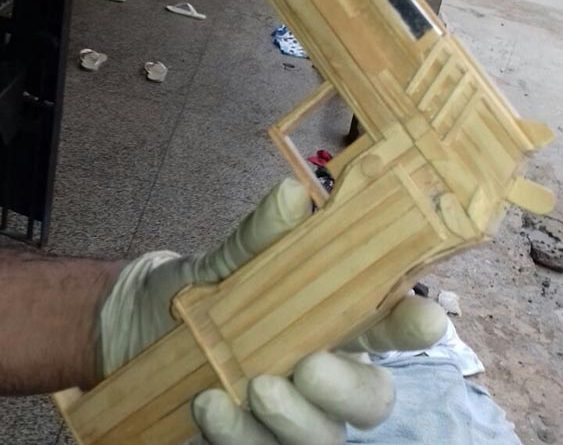 Agentes encontram pistola feita com palitos em presídio do PI