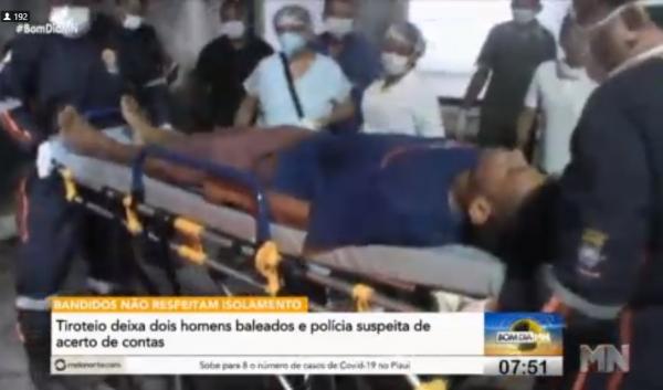 Tiroteio deixa dois homens baleados nana Norte de Teresina