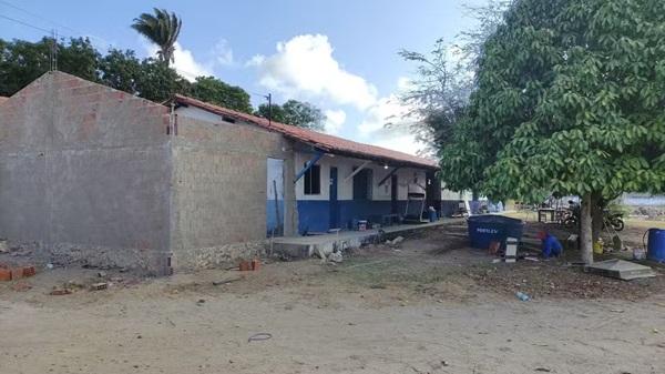 Reforma do CT Petr&ocirc;nio Portela, em Parna&iacute;ba.(Imagem:Felipe Cruz)