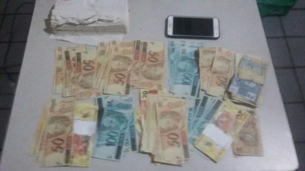 Trio &eacute; preso por uso de notas falsas e associa&ccedil;&atilde;o criminosa em S&atilde;o Francisco do Maranh&atilde;o.(Imagem:Pol&iacute;cia Civil)