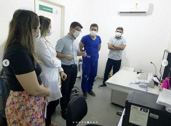 Hospital Tib&eacute;rio Nunes recebe visitra da Rede de Aten&ccedil;&atilde;o &agrave;s Urg&ecirc;ncias e Emerg&ecirc;ncias(Imagem:Reprodu&ccedil;&atilde;o/Instagram)