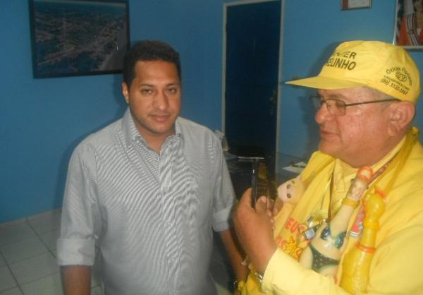 Gleydson Resende, Prefeito de Bar&atilde;o de Graja&uacute;.(Imagem:FlorianoNews)