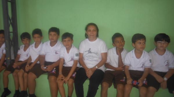 Secretária de Meio Ambiente ministrou palestra na Escola Pequeno Príncipe.(Imagem:FlorianoNews)