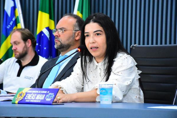 Secret&aacute;ria de Meio Ambiente, Haila Oka.(Imagem:CMF)