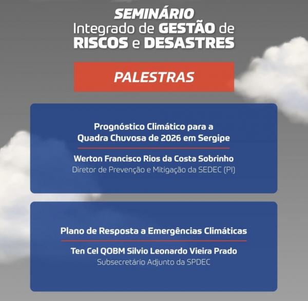Defesa Civil do Piauí apresenta prognóstico climático durante evento nacional sobre gestão de riscos e desastres(Imagem:Divulgação)