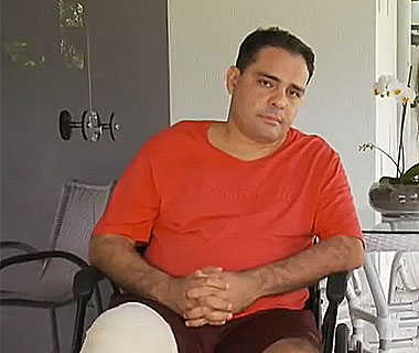 Saulo Dugado admite excesso em padaria e está com bala alojada no joelho