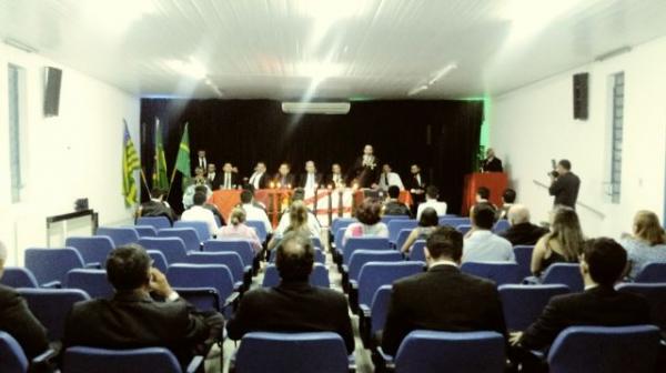 Sess&atilde;o solene homenageia Ordem DeMolay em Floriano.(Imagem:FlorianoNews)