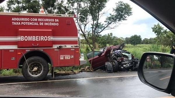Acidente na BR-020 mata sargento da PMDF, esposa e filho do casal.(Imagem:Divulga&ccedil;&atilde;o)