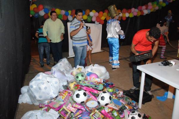 Prefeitura realizou festa em homenagem ao Dia das Crianças em Barão de Grajaú.(Imagem:Reprodução/Facebook)