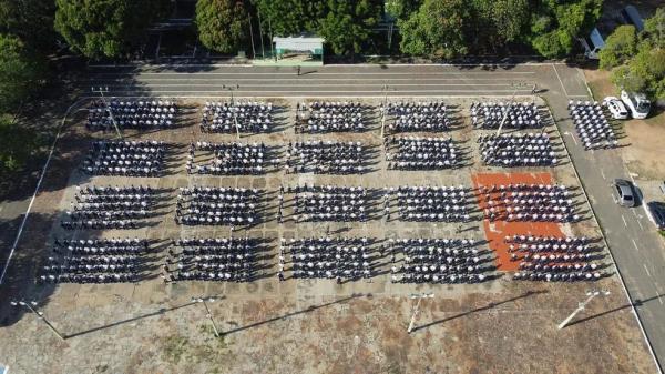  Imagens a&eacute;reas de alunos do Curso de Forma&ccedil;&atilde;o de Soldados Pol&iacute;cia Militar do Piau&iacute; 2022.(Imagem:ASCOM PMPI/ Carvalho Photos )