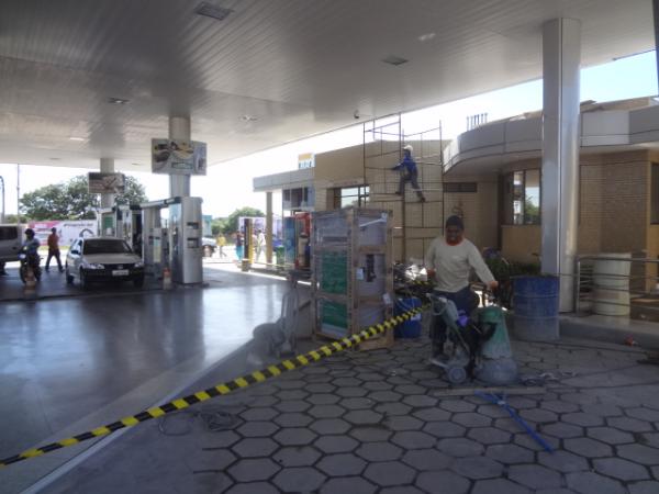 Posto Trevo &eacute; ampliado para melhor atendimento.(Imagem:FlorianoNews)