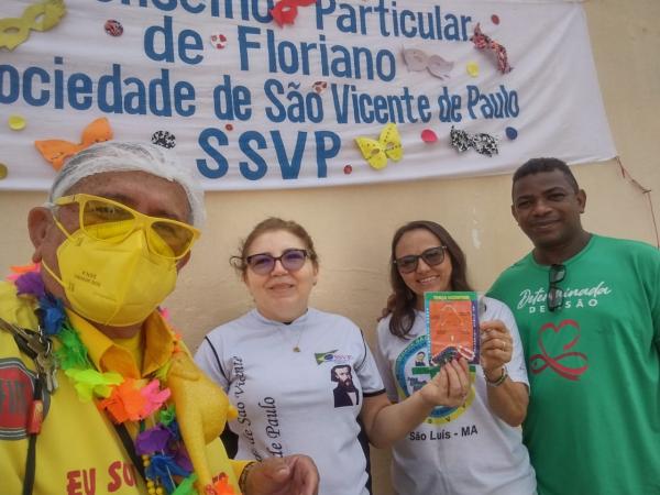 Sociedade S&atilde;o Vicente de Paulo realizou o tradicional retiro espiritual no per&iacute;odo carnavalesco(Imagem:FlorianoNews)