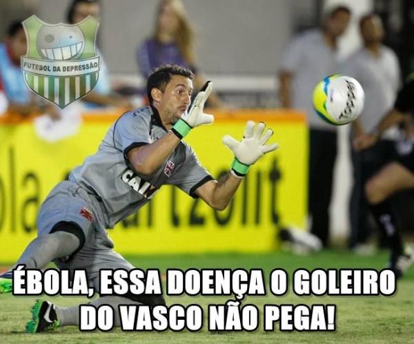 Vasco vira piadas em redes sociais.(Imagem:Blog meio de campo)