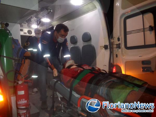 Após roubar moto em Barão de Grajaú, ladrão sofre acidente em Floriano.(Imagem:FlorianoNews)