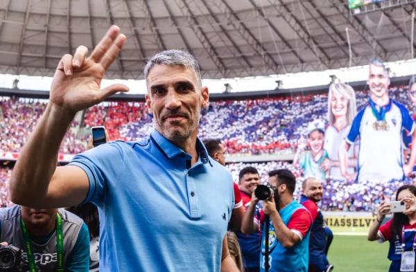  Campe&atilde;o ano passado com o Fortaleza, argentino Juan Pablo Vojvoda vai em busca do bi.(Imagem:Thiago Gadelha / SVM )