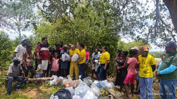 Projeto Amarelinho leva doações e solidariedade a famílias da zona rural de Floriano.(Imagem:FlorianoNews)