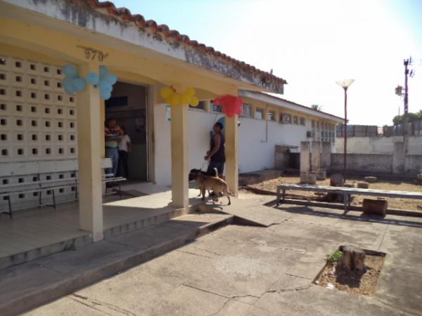 Floriano imuniza animais durante a Campanha de Vacina&ccedil;&atilde;o Antirr&aacute;bica.(Imagem:FlorianoNews)