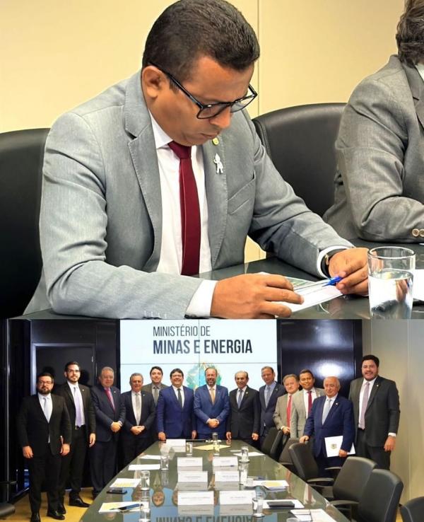 Deputado Dr. Francisco Costa discute investimentos em energia limpa com governador e ministro de Minas e Energia.(Imagem:Reprodu&ccedil;&atilde;o/Instagram)