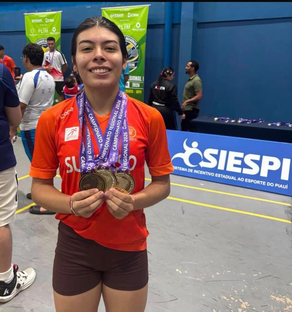 Piauí conquista 97 medalhas no Campeonato Regional de Badminton e Parabadminton(Imagem:Ascom Secepi)