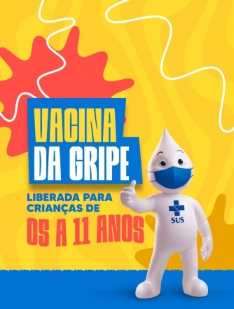 Saúde de Floriano abre vacinação contra gripe para crianças de 05 a 11 anos