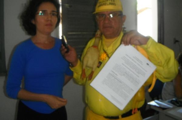 Luciana Machado, nutricionista da 10&ordf; Ger&ecirc;ncia Regional de Educa&ccedil;&atilde;o.(Imagem:FlorianoNews)