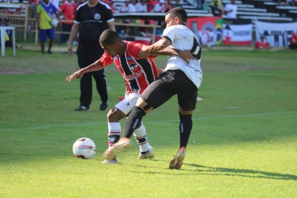 River-PI x Corisabb&aacute;, Campeonato Piauiense 2023.(Imagem:Pablo Cavalcante/ge)