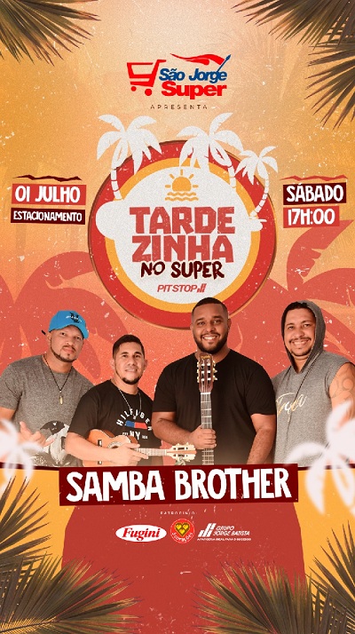 São Jorge Super apresenta "Tardezinha no Super" neste sábado (1º)