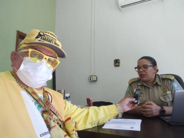 Major Leucijane, subcomandante do 3&ordm; Batalh&atilde;o da Pol&iacute;cia Militar de Floriano.(Imagem:FlorianoNews)