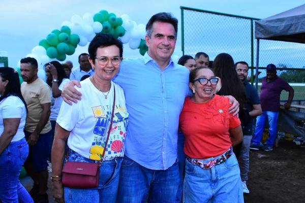 População de Itaueira é contemplada com campo de futebol e recursos destinados por Ciro Nogueira.(Imagem:Ascom)