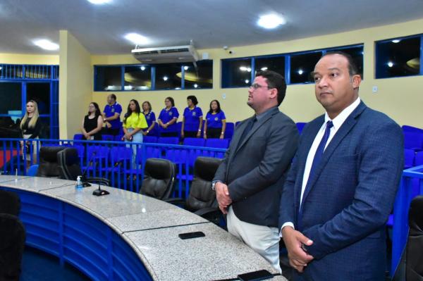 C&acirc;mara Municipal de Floriano homenageia advogados em sess&atilde;o solene.(Imagem:CMF)