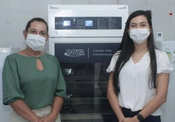 Prefeita de Bar&atilde;o de Graja&uacute;, Claudim&ecirc; Lima e Secret&aacute;ria de Sa&uacute;de do Munic&iacute;pio(Imagem:Reprodu&ccedil;&atilde;o)
