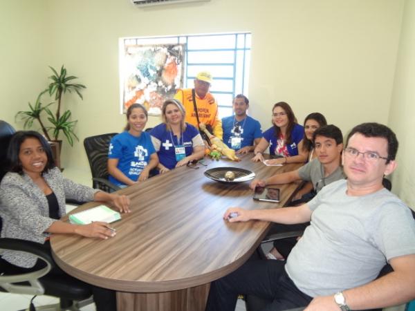 Secretaria de Sa&uacute;de de Floriano recebeu visita do PMAQ.(Imagem:FlorianoNews)