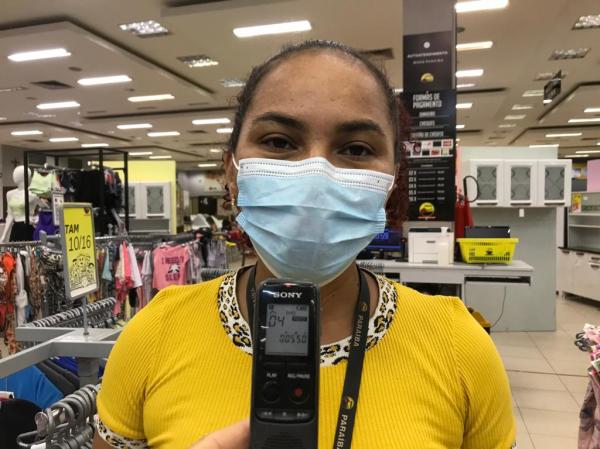Jaqueline Santos, chefe do setor de confec&ccedil;&otilde;es.(Imagem:FlorianoNews)