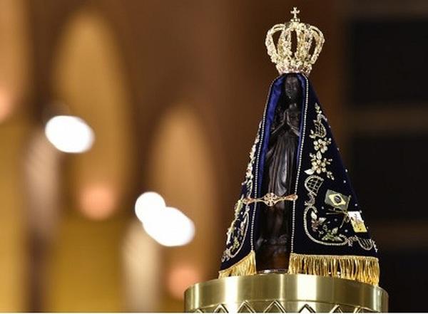 Nossa Senhora Aparecida, padroeira do Brasil. (Imagem:Reprodu&ccedil;&atilde;o/ Santu&aacute;rio Nacional)