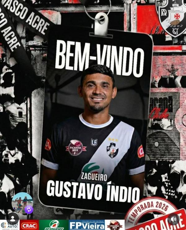 Torcedores confundem perfil em rede social e criticam contratação do Vasco-AC(Imagem:Reprodução)
