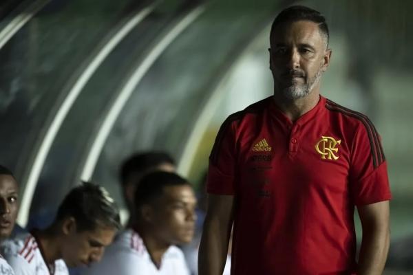 V&iacute;tor Pereira em Flamengo x Madureira em 2023.(Imagem:Jorge Rodrigues/AGIF)